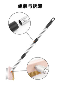 Stainless Steel Pizza Oven Cleaning Brush with Copper Bristles