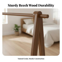 Minimalist Design complimentarystanding Coat Tree polished Finish Garment Stand Sturdy Household Furniture Multiple pegs for Families, Homeowners, Renters, Bedroom, Entryentry, Hallentry, Dorm Room