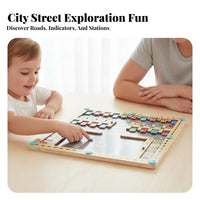 Fine Movement Skills Development Attractive Alphabet Maze Hand-Eye Coordination Color and Number Sorting Toy Learn Through Play
