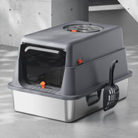 Stainless Steel Litter Box Rust Resistant for Bathroom