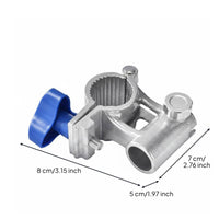 Aluminum Alloy Quick Release Tray Clamp Anti-Vibration Fishing Chair Box Mount Adjustable Diameter Universal Fishing Chair Bracket for Anglers