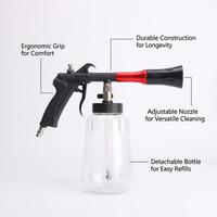 Foam Lance Engine Bay Cleaner Pressure Washer, Car Detailing Foam, Vehicle Cleaning, Aluminum Alloy Handle, Quick Connect Air Inlet