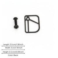 Titanium Alloy Front Fork Cable Guide Scratch Resistant Cycle Brake Cable Guide Lightweight Easy Installation