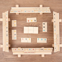 Educational Number Game Early Learning Wooden Game with Card Racks Sturdy Counting Toy for Classroom, Preschool