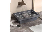 Direct Drainage Self-Draining Dog Potty Easy to Clean Dog Potty Tray with Drain Keeps Paws Dry Pet Training Aid Detachable Design for Small Dogs, Young Dogs, Bathroom