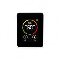 CO2 Monitor Intelligent Chip Indoor CO2 Sensor Multigas Air Sensor Alarm Home Gadget White
