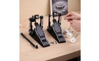 Double Bass Drum Pedal Featuring a Drive Shaft Adjustable Drive Shaft Hardware for Drummers