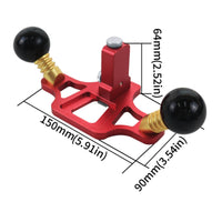 Aluminum Alloy Bottom Cleaning Plane Lightweight Adjustable Slotting Plane Manual Control Handheld Grooving Tool Precision for Carpentry, Workshop