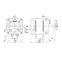 Refrigerator Evaporator Fan Motor Wide Compatibility Freezer Fan Motor Long Performance Appliance Part for Ice Maker Repair