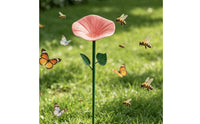 Flower Garden Stake Bird Bath Two-in-oneFunction Bird Bath with Stake Decorative Outdoor for Birds