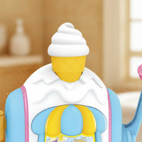 Ice Cream Bubble Maker Easy to Use Frothy Dessert Cream Maker Suction Cups Bubble Blower Bath Toy for Kids, Infants, Washroom