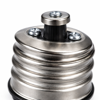 Garage Lighting E40 to E27 Adapter for Workshop Lighting, Heat Resistant up to 100°C Bakelite Pendant Lamp Holder