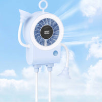 Mini Fan with Suction Cups Portable Alien Desk Fan Cute for Office Workers