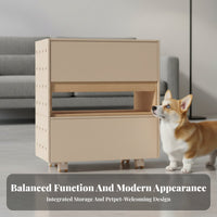 Space-Saving Wheeled Utility Shelf Sturdy Construction Convertible Rolling Cabinet Easy Assembly Mobile Furniture Hidden Compartments for Small Apartment Residents, City Dwellers, Living Room, Narrow Areas, Bedroom, Home Office