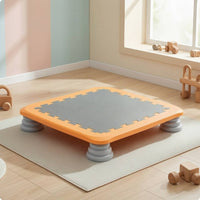 Square Trampoline Compact Kids Trampoline Sturdy Toy for Apartment, Daycare