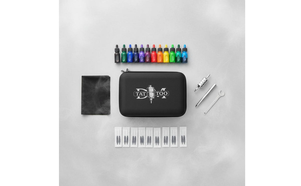 Complete Accessories Wireless Pen Set Rechargeable Battery Wireless Pen Portable Body Art Supplies for Practice