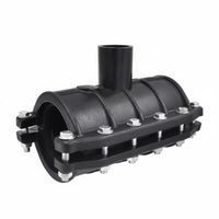 Quick Repair Tube Connector Pressure Resistant Bolted Tube Coupling Thickened Material Leak Repair Saddle Clamp