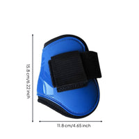 4 Pieces Anti-Collision Horse Leg Protector Easy to Clean Horse Protection Boot Lightweight for Riders, Riding