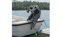 Swivel Bracket with Transom Clamp Assembly Hinged Transom Clamp Assembly Heavy-Duty Mount for Boat Owners