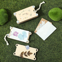 Wooden Flower Press for Kids Plant Specimen Collection Outdoor Toy