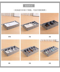 可折叠省空间防尘鞋盒车载后备箱透明鞋柜床底搬家鞋子收纳盒神器
