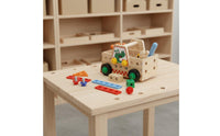 Wooden Screw Truck Wood Material Wooden Construction Truck Easy to Build for Kids