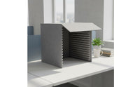 Reduces Reverberation and Reverb Desktop Soundproof Booth Easy Assembly Desktop Soundproof Box Foldable Design Tabletop Sound Isolation Box Lightweight for Students