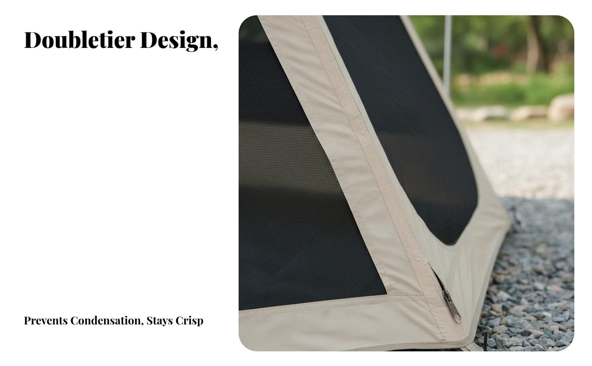 Solar-Blocking Protection Automatic Hexaand Gonal Tent Rainproof Hexaand Gonal Instant Setup Tent Waterproof Camping Shelter Expandable Vestibule for Beginners, Small Groups, Outdoors, Beach Trips, Park Outings, Family Gatherings