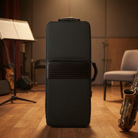 Shielded Alto Saxophone Case Portable Alto Sax Case Padded Saxophone Gig Bag Lightweight for Saxophonists, Musicians, Students, Gigs, Travel, Rehearsals