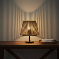 Fits E27 Base Woven Lamp Shade Handwoven Woven Paper Rope Lampshade Easy Installation Paper Rope Light Cover Lightweight for Homestay Owners, DIY Enthusiasts, Cafe, Restaurant
