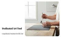 2 Pieces Air-Powered Painter Maintenance Tool Kit Stainless Steel Air-Powered Painter Cleaning Repair Kit Nylon Bristles Nozzle Cleaning Set