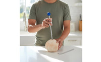 Stainless Steel Coconut Opener Portable Coconut Opening Tool for Fruit Shop