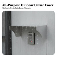 Entry Chime Rain Cover Rainproof Access Control Keypad Protector Waterproof Stainless Steel Keypad Protector for Garden, Patio