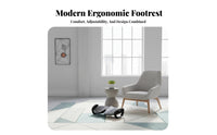 Non-Slip Base Adjustable Tilting Footrest Massaging Surface Adjustable Under-Desk Footrest Foot Support for People Working from Home, Remote Workers, Pianists, Workstation, Study Room, School