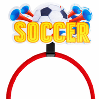 Football Headband for Party Decoration, Soccer Supporters Costume Accessory, Novelty Sports Themed Headwear