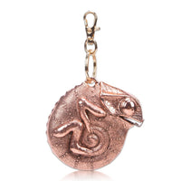Vintage Bronze Lizard-Shaped Tape Measure Portable Mini Keychain Measuring Tape