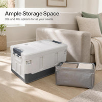 Foldable Car Trunk Organizer Storage Box for Camping and Home Use