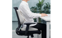 2 Pieces Support and Seat Pad Set Breathable Textile and Seat Pad Set For