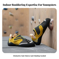 Flexible Design Climbing Shoes Non-Slip Sole Beginner Rock Climbing Shoes Comfortable Fit Athletic Footwear Long-Lasting for Youngsters, Beginners, Climbers, Training, Gym
