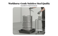 Corrosion-Resistant Manual Rotary Pump High-Flow flow capacity Fluid Handling Device adaptable SturdyDuty for Mechanics, Factory Workers, Workshop personnel, Garage, Warehouse