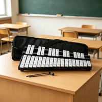 30 Note Aluminum Bar Xylophone with Carrying Case 30 Note Xylophone Aluminum Bar Percussion Set for Kids, Beginners, Kindergarten, Park