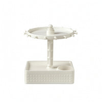 Rotating Jewelry Organizer Desktop Rotating Earring Stand Compact for Bedroom