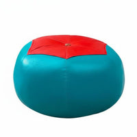 Multi-Purpose Ball-Shaped Ottoman Soft Padded Low Stool Fun Designs Pouf Comfortable Seating for Children, Homeowners, Living Room, Entryway, Playroom, Bedroom