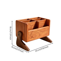 Wooden Cosmetic Storage Organizer Sturdy Wooden Vanity Organizer Makeup Storage Box for Dressing Table