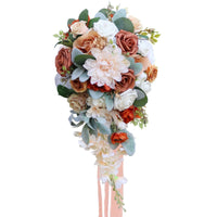 Long-Lasting Keepsake Cascading Wedding Flower Arrangement Elegant & Romantic Teardrop Flower Arrangement Ready to Use