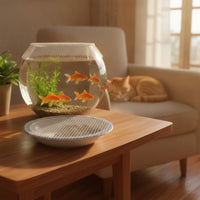 Mesh Aquarium Cover Breathable Aquatic Habitat Net Cover Transparent for Display Tanks