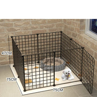 Adjustable Indoor Pet Playpen, Dog Cat Fence, DIY Gate