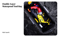 Long-Lasting Electrician Tool Bag Wear Resistant Heavy Duty Tool Bag Large Capacity for Carpenters, Handymen, Home Repair, Job Site