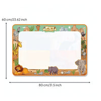 Mess-Messless Water Drawing Mat Reusable Water Doodle Mat Educational Toy Portable for Toddlers