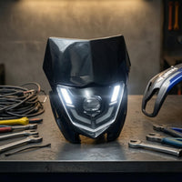 Motorcycle Headlight Assembly Aerodynamic Front Light Assembly Easy to Install